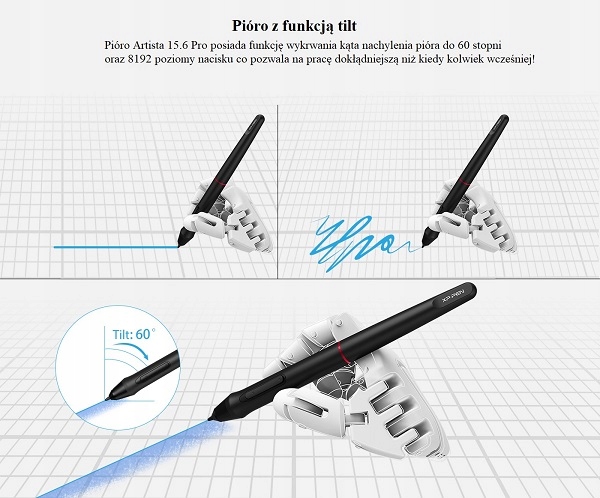 TABLET GRAFICZNY XP-PEN ARTIST 15.6 PRO 15.6 CALA FULL HD DLA GRAFIKA