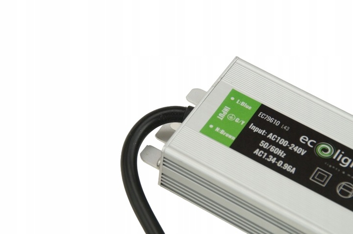 ZASILACZ MODUŁOWY HERMETYCZNY SLIM DO LEDÓW LED 12V 100W 8,33A IP67