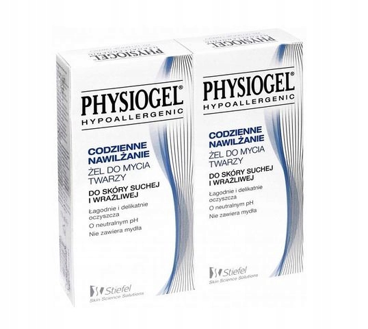Physiogel nawilżający żel do mycia 2x150ml DUOPAK!