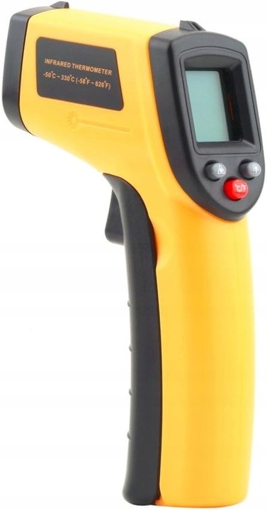 PIROMETR TERMOMETR BEZKONTAKTOWY LASEROWY BEZDOTYKOWY PODCZERWIEŃ -50 +400C