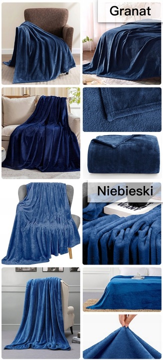 KOC KOCE NARZUTA NA ŁÓŻKO NA KANAPĘ MIKROFIBRA PLED MIĘKKI RÓŻNE
