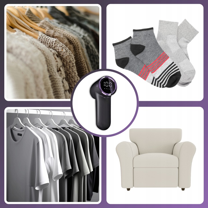 GOLARKA ELEKTRYCZNA DO UBRAŃ SWETRÓW TKANIN TAPICERKI KANAPY MASZYNKA