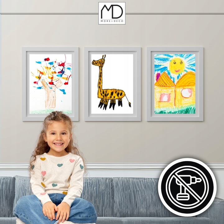 Ramka otwierana artystyczna A4 na rysunki zdjęcia obrazki prezenty