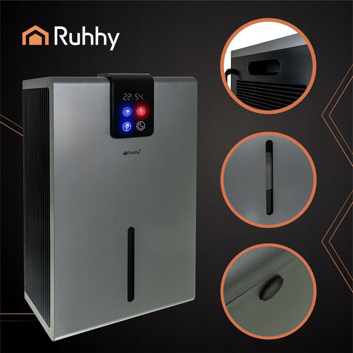 Osuszacz Powietrza Pochłaniacz Wilgoci Higrostat Higrometr Wydajny