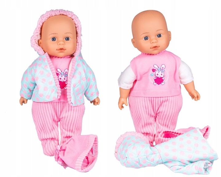 LALKA BOBAS INTERAKTYWNA 32CM ŚPIEWA MÓWI PO POLSKU I ANGIELSKU BAJKI EDUKA