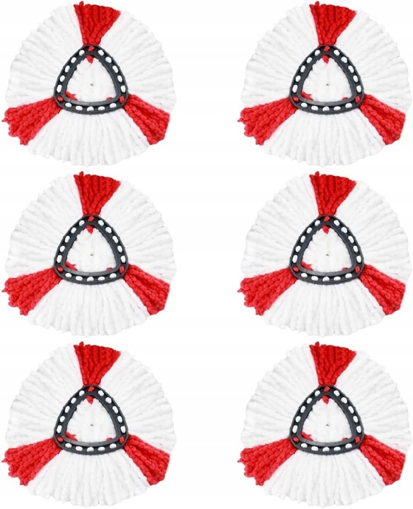 6x WKŁAD DO MOPA VILEDA TURBO OBROTOWEGO MEGA CHŁONNE ZAPAS MIKROFIBRA