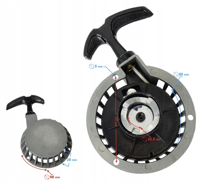 SZARPAK STARTER ALU POCKET BIKE MINI BIKE CROSS