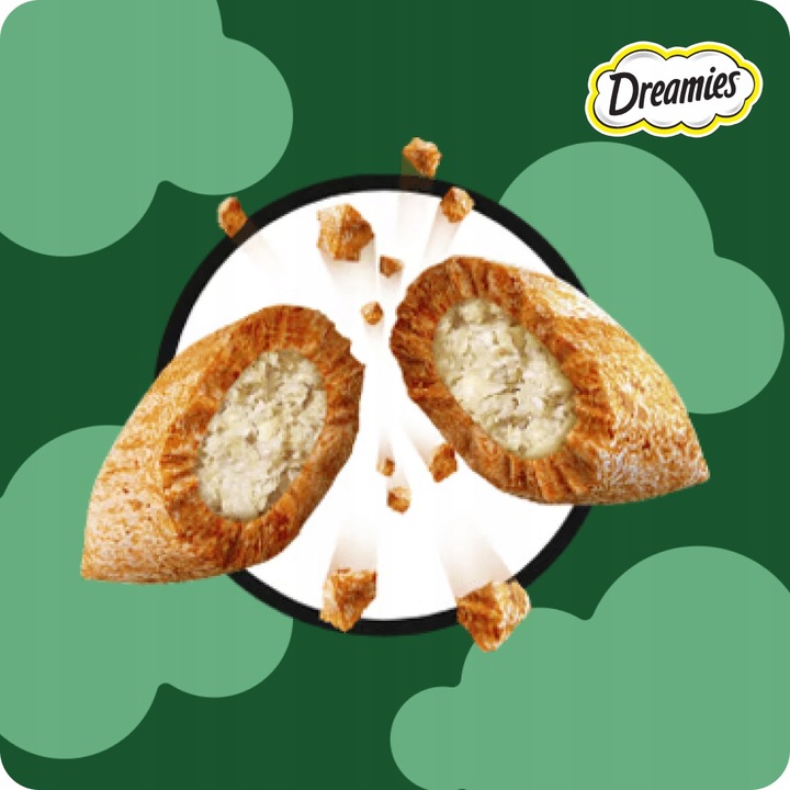 ZESTAW 4X PRZYSMAK DLA KOTA DREAMIES Z NUTĄ KOCIMIĘTKI 180G