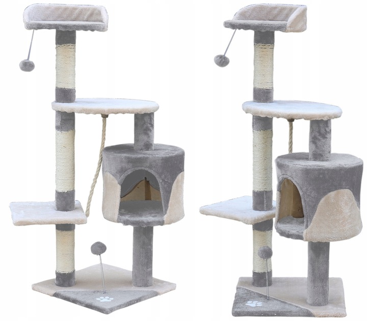 Drapak Dla Kota Kociaków Wieża Drzewko Legowisko Domek 5 Poziomów 112 cm