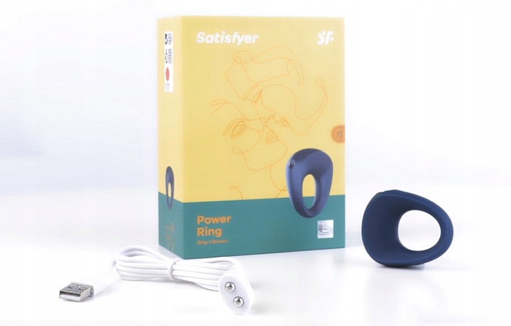 SATISFYER POWER RING WIBRUJĄCY PIERŚCIEŃ EREKCYJNY NA PENISA COCK RING IPX7