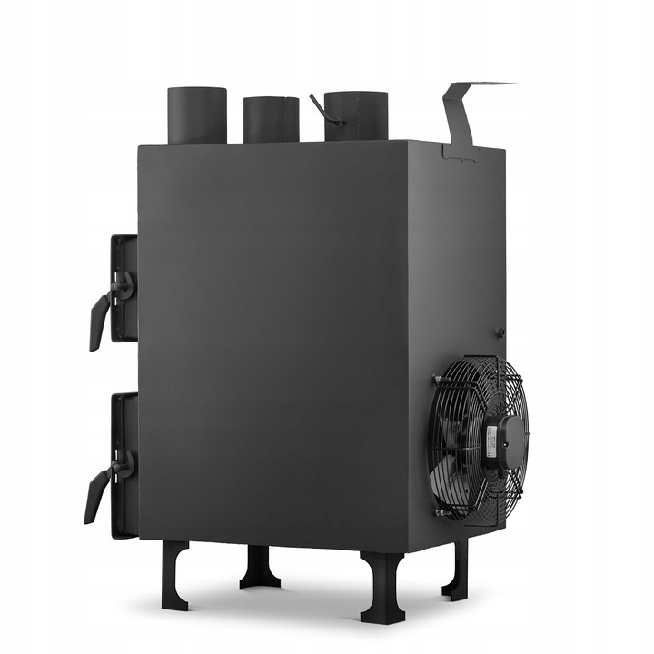 Piec szamotowy z nadmuchem NADMUCHOWY grzewczy WENTYLATOR koza 20kW