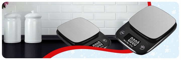 WAGA KUCHENNA ELEKTRONICZNA WYŚWIETLACZ LCD DOTYKOWA PRECYZYJNA 5KG/1G