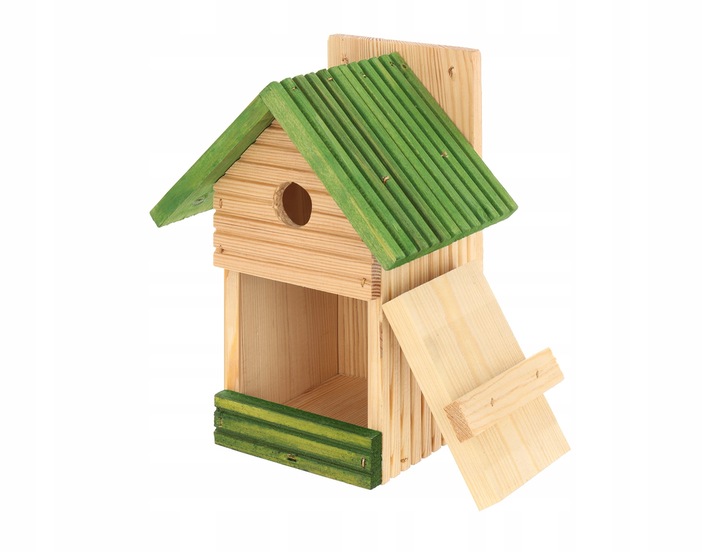 Budka lęgowa dla ptaków sikorek kosa karmnik domek MIX - 4szt