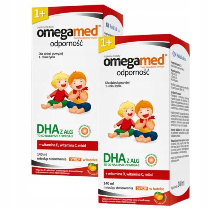 Omegamed Odporność 1+ Syrop dla dzieci 140ml