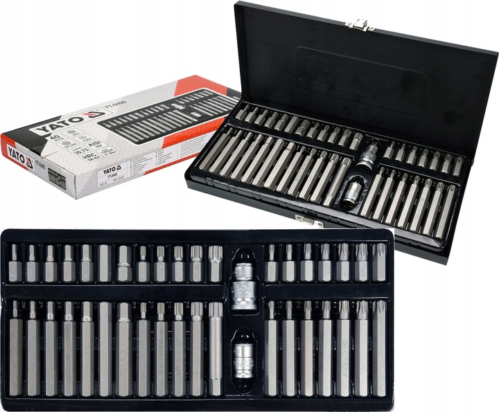 IMBUS TORX SPLINE ZESTAW BITÓW 40 CZ. YATO YT-0400