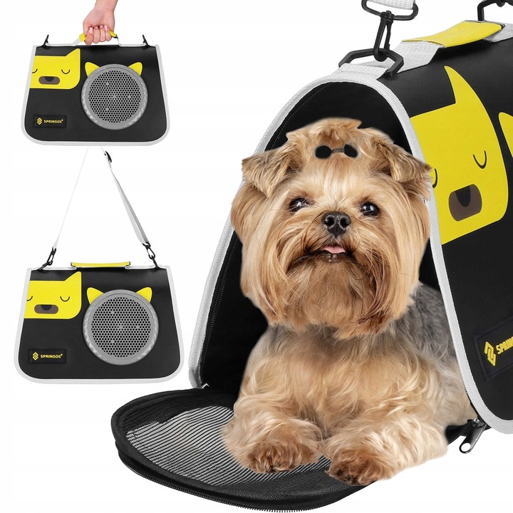 TRANSPORTER DLA ZWIERZĄT PSA KOTA KRÓLIKA KLATKA KOJEC BOX S/M MOCNY TORBA