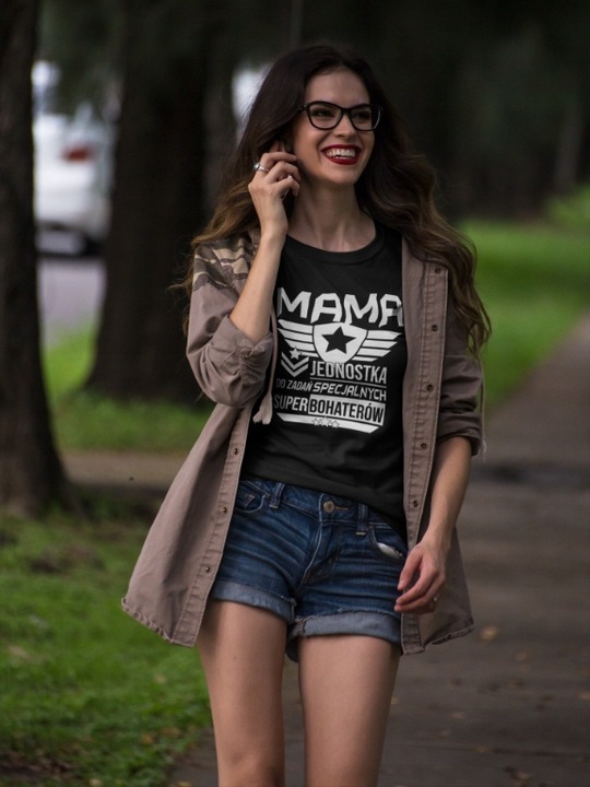 KOSZULKA DLA TATY I MAMY JEDNOSTKA DO ZADAŃ SPECJALNYCH -POMYSŁ NA UPOMINEK