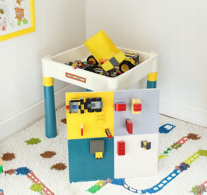 WIELOFUNKCYJNY STOLIK BLAT DO KLOCKÓW plus KRZESŁO