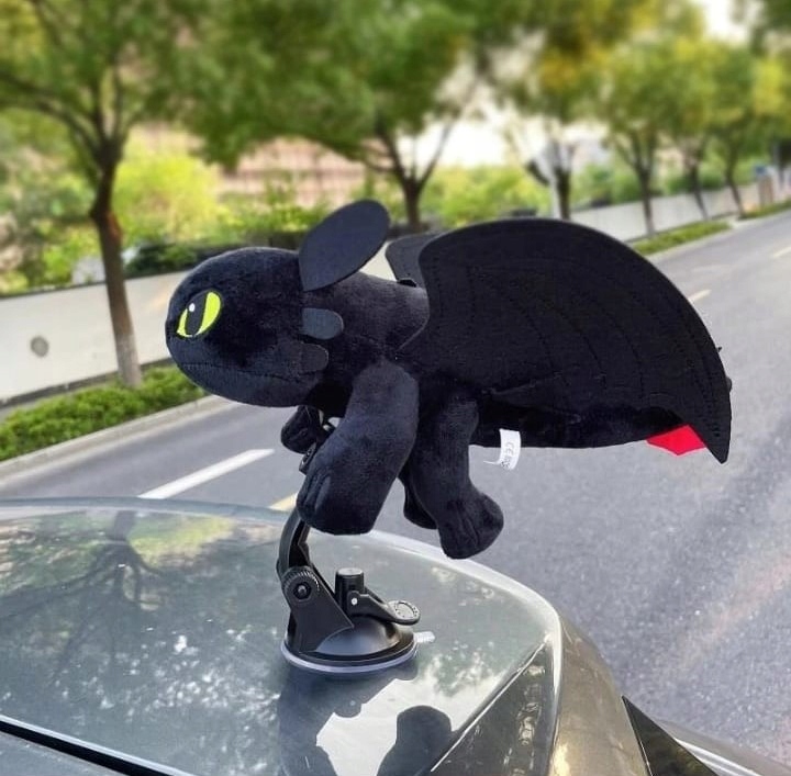 ZESTAW MASKOTEK 2X FURIA NOCNA I BIAŁA FURIA 30CM JAK WYTRESOWAĆ SMOKA SMOK