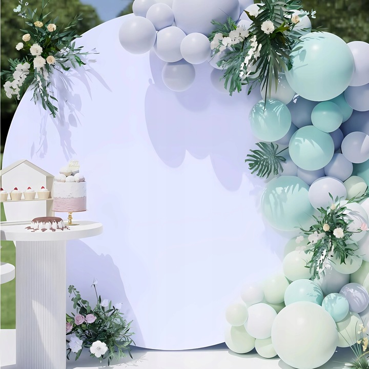 Stojak na balony stelaż KOŁO do balonów METAL 2m łuk ścianka zdjęć