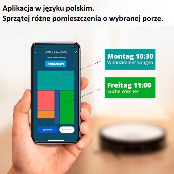 ROBOT SPRZĄTAJĄCY 2W1 LASER SAMOOPRÓŻNIAJĄCY MOPUJĄCY NAJMOCNIEJSZY 8000PA