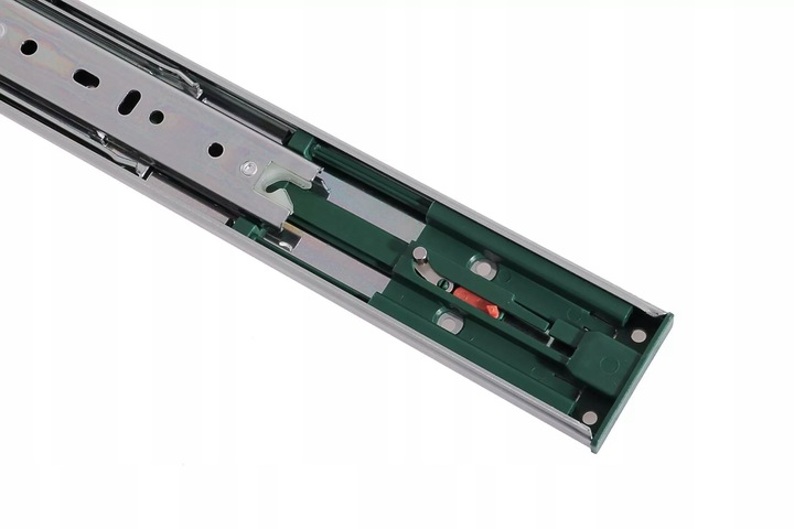 Prowadnica kulkowa GTV push open do szuflad 400 mm pełny wysuw udźwig