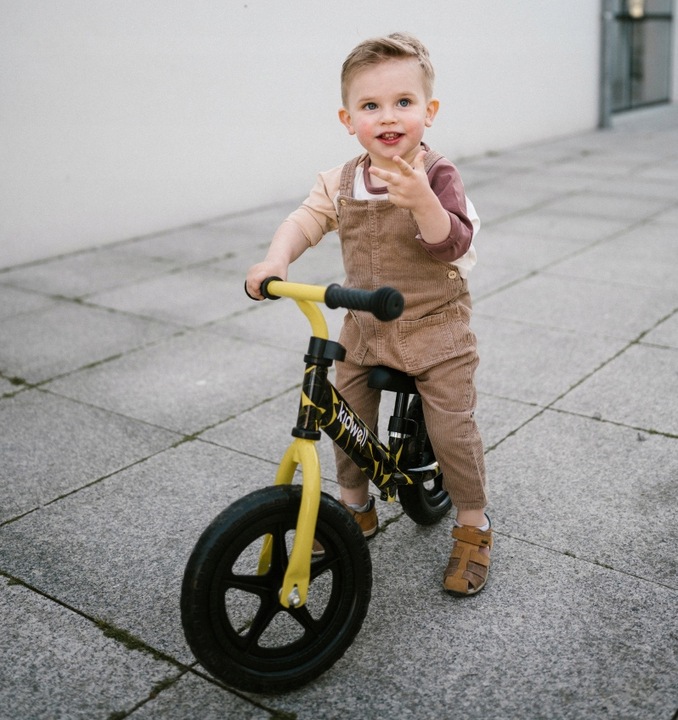 Rowerek biegowy Kidwell Rebel Yellow koła 12"