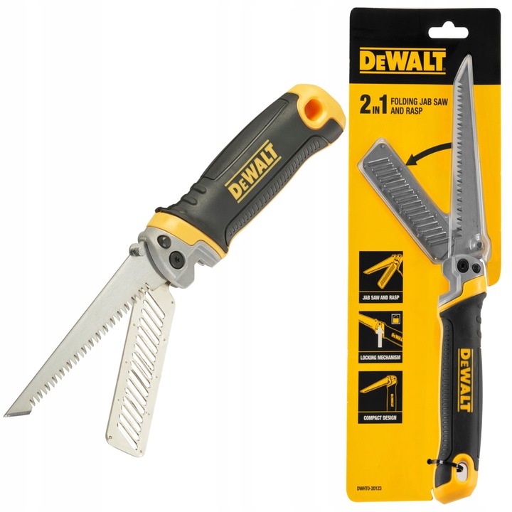 DEWALT SKŁADANA PIŁA ZĘBATA DO PŁYT KARTONOWO GIPSOWYCH TARNIK