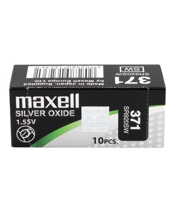 Bateria Srebrowa Maxell 371 SR920SW SR69 10szt.