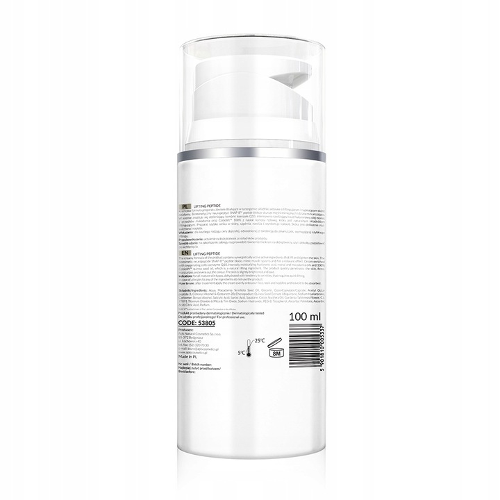Apis Lifting Peptide Liftingująco-napinający krem do twarzy peptide 100 ml