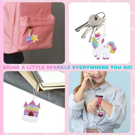 Haft Diamentowy Mozaika 3D Zawieszki dla dzieci