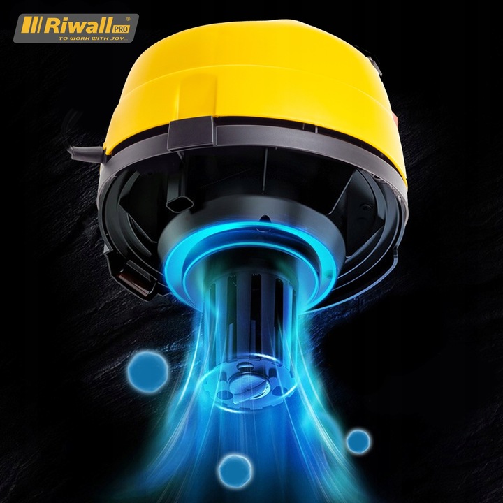 Odkurzacz przemysłowy bezworkowy Riwall FERDEK 1.0 RVC-03 DO GIPSU PYŁ