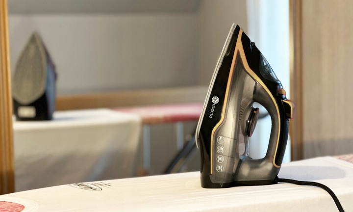 ŻELAZKO 3000W PAROWE CERAMICZNE STRAŻAK 10w1 INNOWACJA STRAŻAK ANTI-DRIP