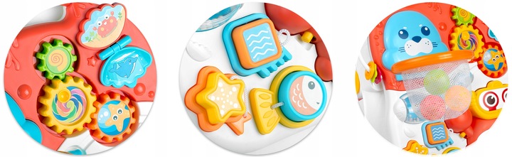 CHODZIK PCHACZ INTERAKTYWNY STOLIK EDUKACYJNY 5W1