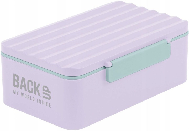 Zestaw Śniadaniowy Dla Dzieci Do Szkoły BIDON i ŚNIADANIÓWKA Fiolet BackUp