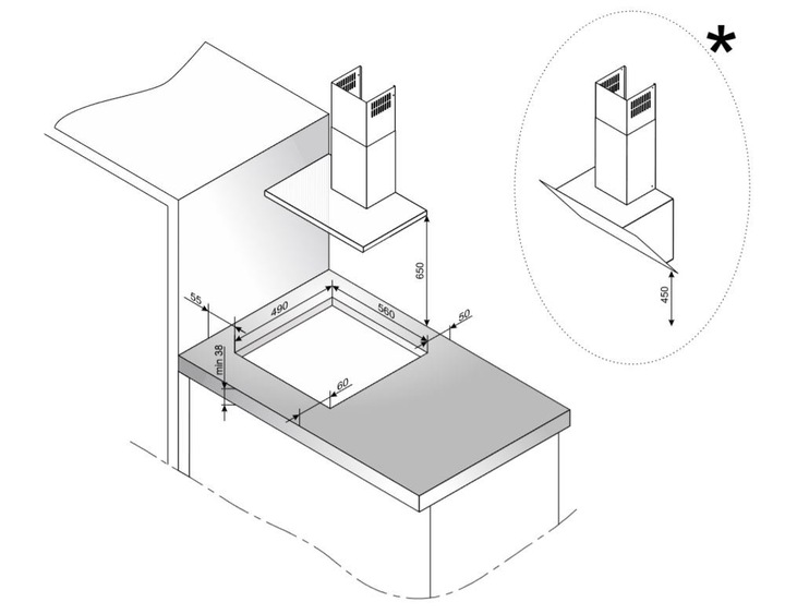 PŁYTA INDUKCYJNA DO ZABUDOWY AMICA PI6501 | 60CM | 230/400V | POWER