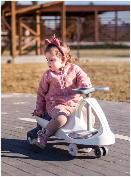 Jeździk Grawitacyjny Twistcar Dla Dzieci Świecące Kółka Kauczukowe LED