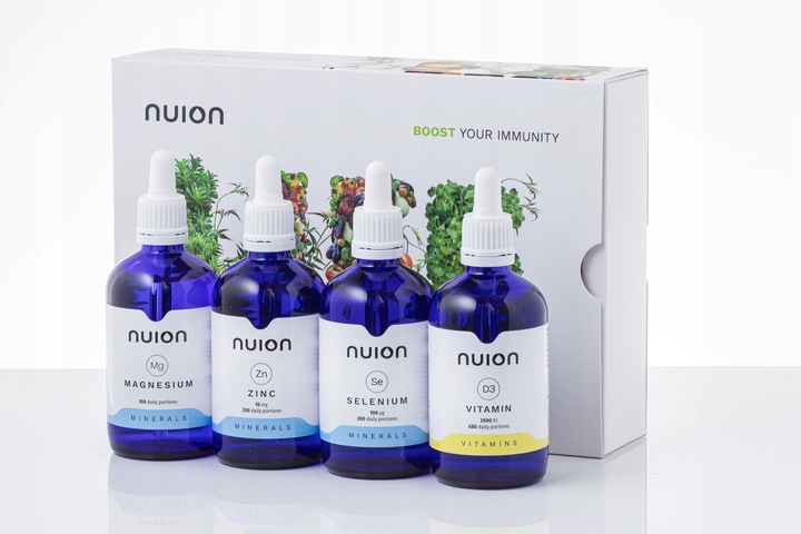 NUION Pakiet LIFE Magnez+ Cynk+ Selen+ Witamina D3 + ELEKTROLITY GRATIS