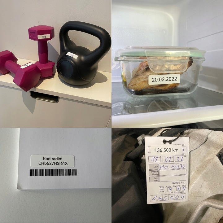 NIIMBOT B21 Drukarka Termiczna NAKLEJKI Bluetooth + POKROWIEC na DRUKARKĘ