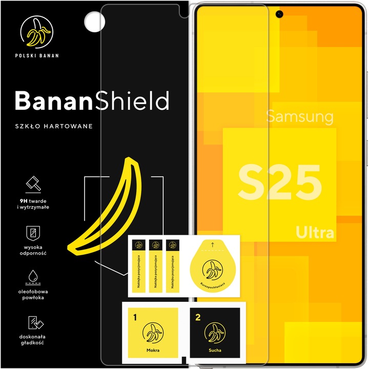 Szkło hartowane 9H BananShield do Samsung Galaxy S25 Ultra