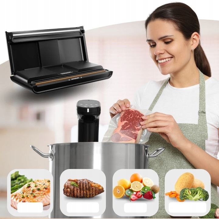 AUTOMATYCZNA ZGRZEWARKA PRÓŻNIOWA pakowania próżniowego Listwowa FOLII