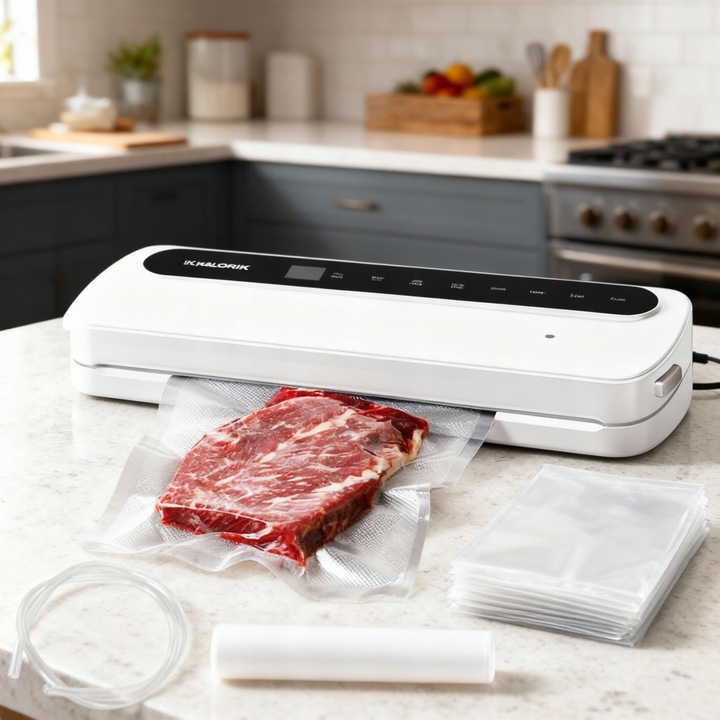 ZGRZEWARKA PRÓŻNIOWA DO ŻYWNOŚCI PAKOWARKA 110W ZESTAW WORKÓW XXL