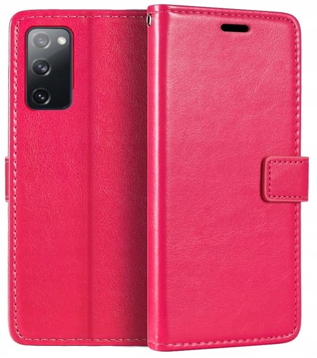 Etui Portfel Skórzany do SAMSUNG GALAXY S20 FE / S20 FE 5G +Szkło Hartowane
