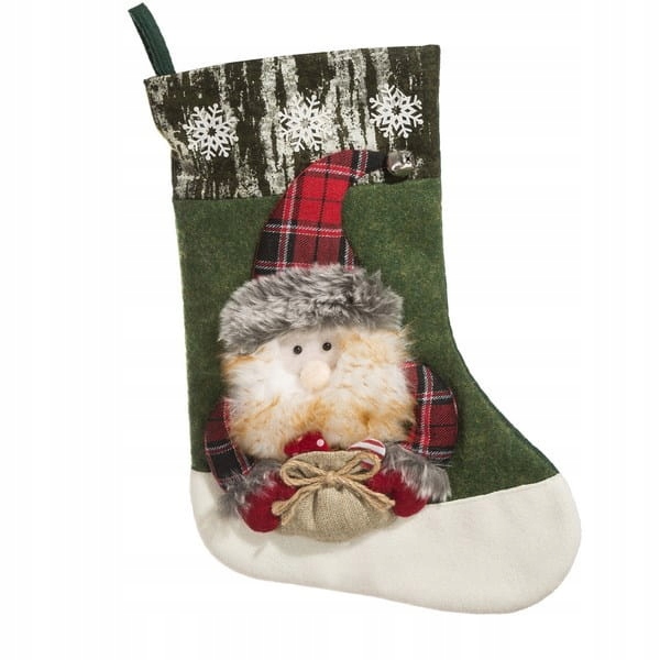 SKARPETA DUŻA DEKORACYJNA OZDOBA ŚWIĄTECZNA NA KOMINEK PREZENTY BUT