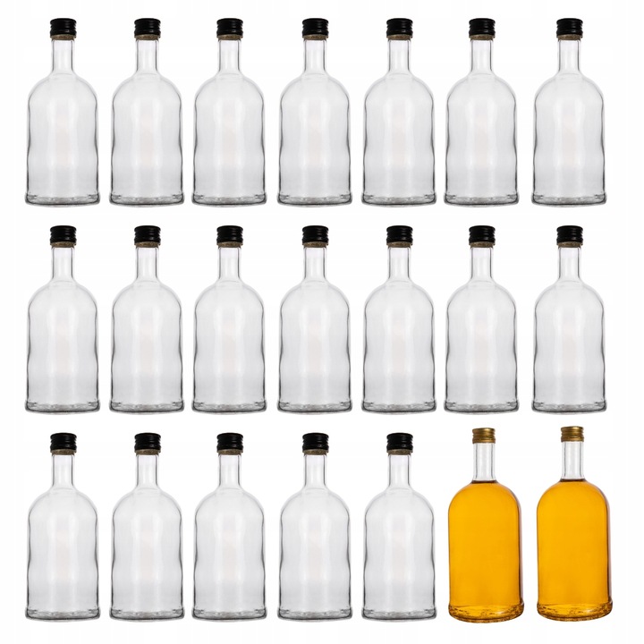 10x BUTELKI MONOPOLOWE LUKSUSOWE DEKORACYJNE TADEUSZ 500 ml NA NALEWKI SOKI