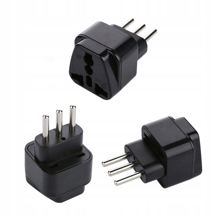 2X ADAPTER EU do TYP L WŁOCHY WTYCZKA WŁOSKA ITALIA