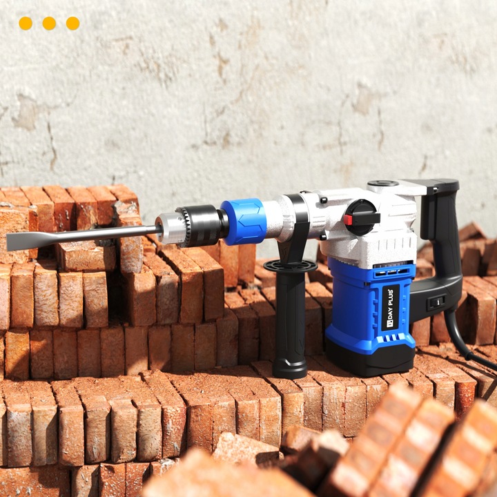 Wiertarka udarowa z kontrolą wibracji, sprzęgło bezpieczeństwa Młot