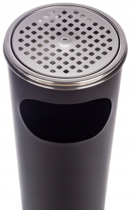 POPIELNICZKA ZEWNĘTRZNA STOJĄCA KOSZ NA ŚMIECI 12 L ŚMIETNIK POPIELNICA 2w1