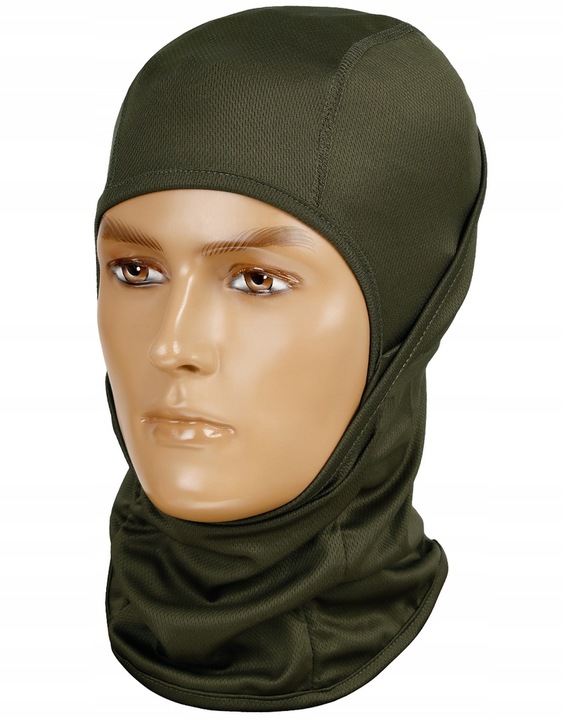 Kominiarka termoaktywna uniwersalna Mil-Tec Balaclava pod kask olive