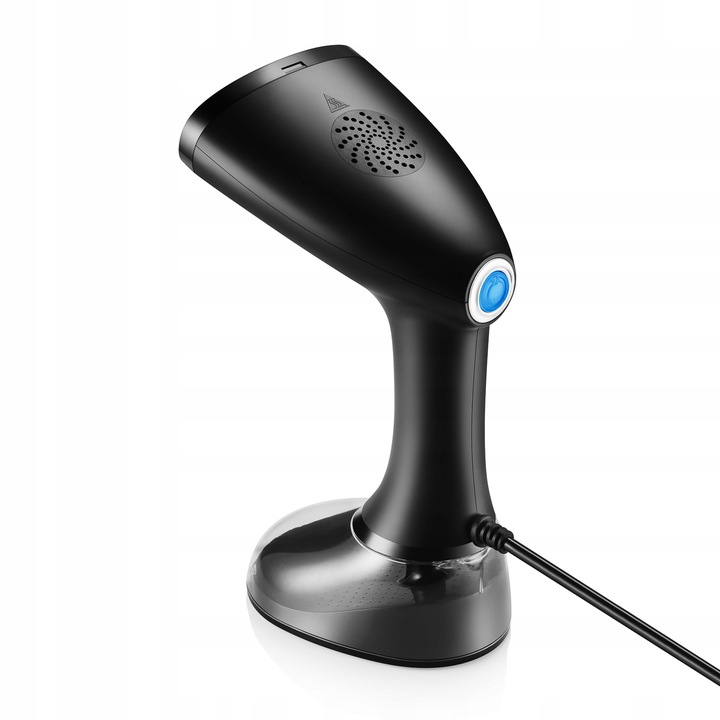 Parownica do ubrań Żelazko parowe REGULACJA PARY 7 DYSZ Czarna 380ml 2000W